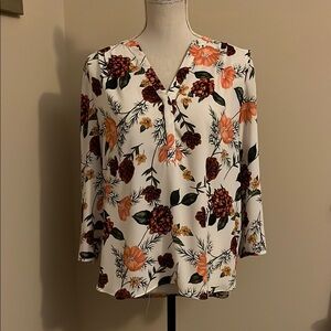 NYDJ floral blouse